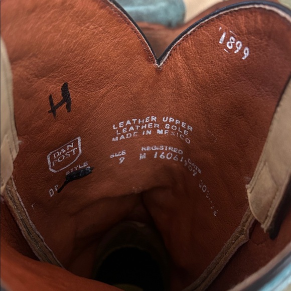 Women's Western Embroidered Dan Post Boots - Picture 6 of 6